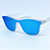 ÓCULOS DE SOL ESPORTIVO POLARIZADO BOSS - TRANSPARENTE FOSCO COM AZUL ESPELHADO - Imagem 6