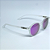 ÓCULOS DE SOL VIBES -TRANSPARENTE FOSCO C/ ROXO  (unissex) - Imagem 4