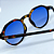 ÓCULOS DE SOL VEGAS - AZUL DEGRADÊ ANIMAL PRINT - Imagem 4