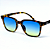 ÓCULOS DE SOL BULL - ANIMAL PRINT C/ AZUL E AMARELO - Imagem 3