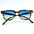 ÓCULOS DE SOL BULL - ANIMAL PRINT C/ AZUL E AMARELO - Imagem 4