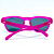 ÓCULOS DE SOL ESPORTIVO ZOOM POLARIZADO - ROSA COM ROSE ESPELHADO - Imagem 4