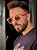ÓCULOS DE SOL TORONTO - TRANSPARENTE COM HASTE LARANJA - Imagem 3