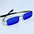 ÓCULOS DE SOL SCOOT - AZUL ESPELHADO C/ PRATA - Imagem 3