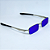 ÓCULOS DE SOL SCOOT - AZUL ESPELHADO C/ PRATA - Imagem 2
