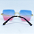 ÓCULOS DE SOL LADY - AZUL C/ ROSA - Imagem 6