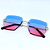 ÓCULOS DE SOL LADY - AZUL C/ ROSA - Imagem 5