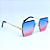 ÓCULOS DE SOL LADY - AZUL C/ ROSA - Imagem 4