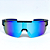 ÓCULOS DE SOL ESPORTIVO SNOW - AZUL ESPELHADO - Imagem 1