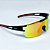 ÓCULOS DE SOL ESPORTIVO SNOW - PRETO C/ VERMELHO ESPELHADO - Imagem 4