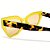 ÓCULOS DE SOL JULY - AMARELO CLEAR COM ANIMAL PRINT - Imagem 3