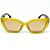 ÓCULOS DE SOL JULY - AMARELO CLEAR COM ANIMAL PRINT - Imagem 1
