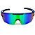 ÓCULOS DE SOL ESPORTIVO SNOW - AZUL ESPELHADO COM AZUL - Imagem 1