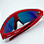 ÓCULOS DE SOL ESPORTIVO SNOW - VERMELHO C/ VERMELHO ESPELHADO - Imagem 4