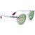 ÓCULOS DE SOL NAPOLI -  TRANSPARENTE FOSCO COM ROSE ESPELHADO C/ VERMELHO - Imagem 2