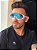 ÓCULOS DE SOL ESPORTIVO SPACE - BRANCO COM AZUL ESPELHADO - Imagem 3