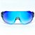 ÓCULOS DE SOL ESPORTIVO FLASH - FUMÊ COM AZUL ESPELHADO - Imagem 1