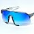 ÓCULOS DE SOL ESPORTIVO BOLT - FUMÊ COM AZUL ESPELHADO - Imagem 3
