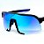 ÓCULOS DE SOL ESPORTIVO BOLT - PRETO COM AZUL ESPELHADO - Imagem 3