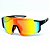 ÓCULOS DE SOL ESPORTIVO ICE - VERMELHO ESPELHADO COM PRETO - Imagem 3