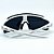 ÓCULOS DE SOL ESPORTIVO ICE - BRANCO COM PRETO - Imagem 4