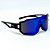 ÓCULOS DE SOL ESPORTIVO FLASH - PRETO COM AZUL ESCURO ESPELHADO - Imagem 2