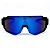 ÓCULOS DE SOL ESPORTIVO FLASH - PRETO COM AZUL ESCURO ESPELHADO - Imagem 1