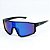 ÓCULOS DE SOL ESPORTIVO JET - PRETO COM AZUL ESPELHADO - Imagem 4