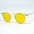 ÓCULOS DE SOL IBIZA - TRANSPARENTE COM AMARELO - Imagem 3