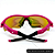 ÓCULOS DE SOL ESPORTIVO FAST - ROSA C/ CAMALEÃO ESPELHADO (Polarizado) - Imagem 3