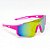 ÓCULOS DE SOL ESPORTIVO ICE - ROSA C/ COLORIDO ESPELHADO - Imagem 2