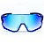 ÓCULOS DE SOL ESPORTIVO JUMP - AZUL COM AZUL ESPELHADO - Imagem 2