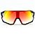 ÓCULOS DE SOL ESPORTIVO JUMP - PRETO COM VERMELHO ESPELHADO - Imagem 2
