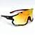 ÓCULOS DE SOL ESPORTIVO JUMP - PRETO COM VERMELHO ESPELHADO - Imagem 3