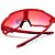 ÓCULOS DE SOL ESPORTIVO JUMP - VERMELHO COM VERMELHO ESPELHADO - Imagem 5