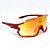 ÓCULOS DE SOL ESPORTIVO JUMP - VERMELHO COM VERMELHO ESPELHADO - Imagem 3