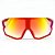 ÓCULOS DE SOL ESPORTIVO JUMP - VERMELHO COM VERMELHO ESPELHADO - Imagem 2