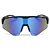 ÓCULOS DE SOL ESPORTIVO STORM - PRETO FOSCO COM AZUL ESPELHADO - Imagem 2