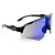 ÓCULOS DE SOL ESPORTIVO STORM - PRETO FOSCO COM AZUL ESPELHADO - Imagem 3