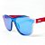 ÓCULOS DE SOL ESPORTIVO BOSS - AZUL E VERMELHO ESPELHADO - Imagem 3