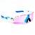 ÓCULOS DE SOL ESPORTIVO RUN - BRANCO COM ROSA ESPELHADO - Imagem 1