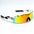 ÓCULOS DE SOL ESPORTIVO RUN - BRANCO COM LARANJA ESPELHADO - Imagem 1