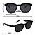 ÓCULOS DE SOL POLARIZADO DARK - PRETO DEGRADÊ COM ANIMAL PRINT - Imagem 6