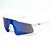 ÓCULOS DE SOL ESPORTIVO FLOW - BRANCO COM AZUL ESPELHADO - Imagem 4