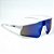 ÓCULOS DE SOL ESPORTIVO FLOW - BRANCO COM AZUL ESPELHADO - Imagem 3