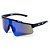 ÓCULOS DE SOL ESPORTIVO FLOW - AZUL MARINHO COM AZUL ESPELHADO - Imagem 3