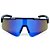 ÓCULOS DE SOL ESPORTIVO FLOW - AZUL MARINHO COM AZUL ESPELHADO - Imagem 1