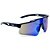 ÓCULOS DE SOL ESPORTIVO FLOW - PRETO COM AZUL ESPELHADO - Imagem 4