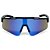ÓCULOS DE SOL ESPORTIVO FLOW - PRETO COM AZUL ESPELHADO - Imagem 3