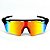 Óculos de Sol Esportivo Speed - Preto c/ Laranja - Imagem 5